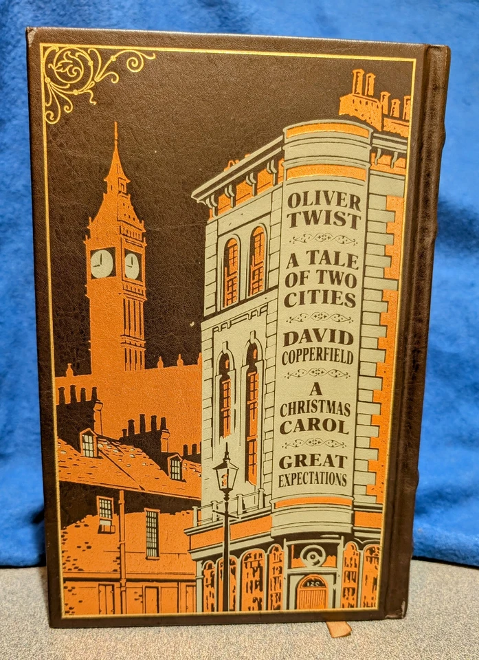 Charles Dickens: 5 Five Novels Leather Collectible Edition Barnes and Noble Foto 3 de 4