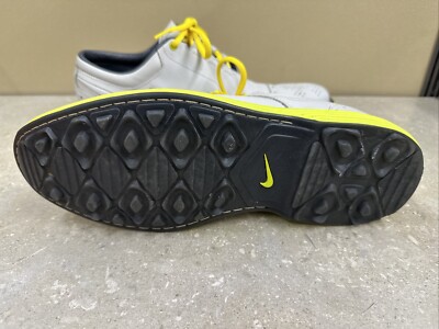 Nike Lunar Clayton Leather Golf Shoes 628535-100 Men's US 10.5