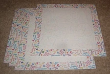 Creative Imaginations 12x12 Single Sided Scrapbook Paper (4) ~ Gymnastics Quotes