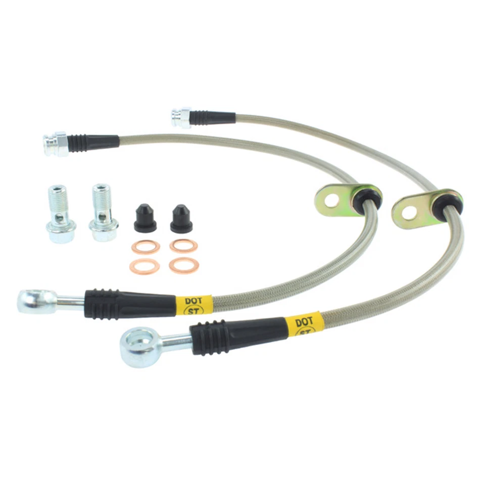 Kit de linha de freio dianteiro de aço StopTech compatível com 09-14 Acura TSX e 08-17 Honda Accord - Imagem 2 de 4
