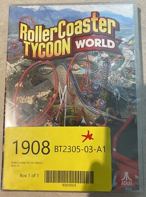 Roller Coaster Tycoon World New Sealed PC Game Atari Nvizzio Creations 2016