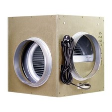 Acoustic 12" MDF Box Fan 2500m3 Wooden Hydroponics Ventilation Vortex Grow Room
