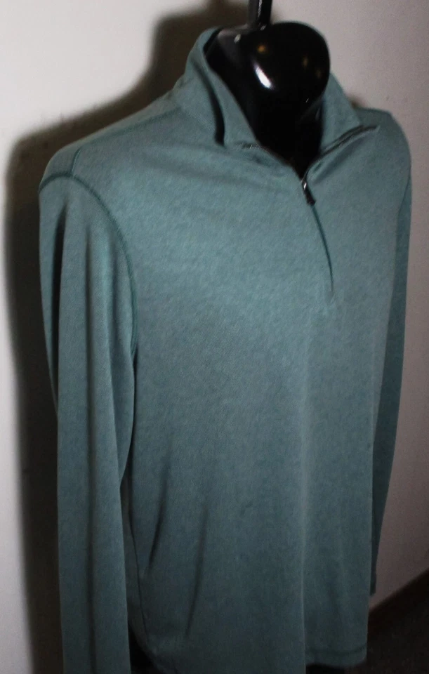 Camisa Polo MICHAEL KORS Verde Manga Larga 1/2 Cremallera Talla XL Foto 3 de 4