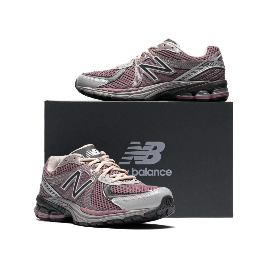 ML860BW2 New Balance 860V2 Ice Wine Magnet RainCloud (uomo)