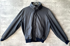 Vintage 1980s Pier Mar by Popline Black Bomber Members Only Jacket Size M