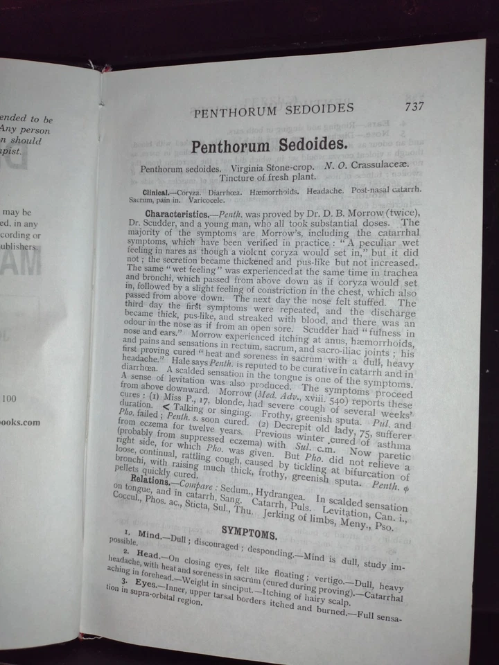 A Dictionary of Practical Materia Medica -John Henry Clarke Vo 3 W/DJ VG Cond. - Image 4 of 4