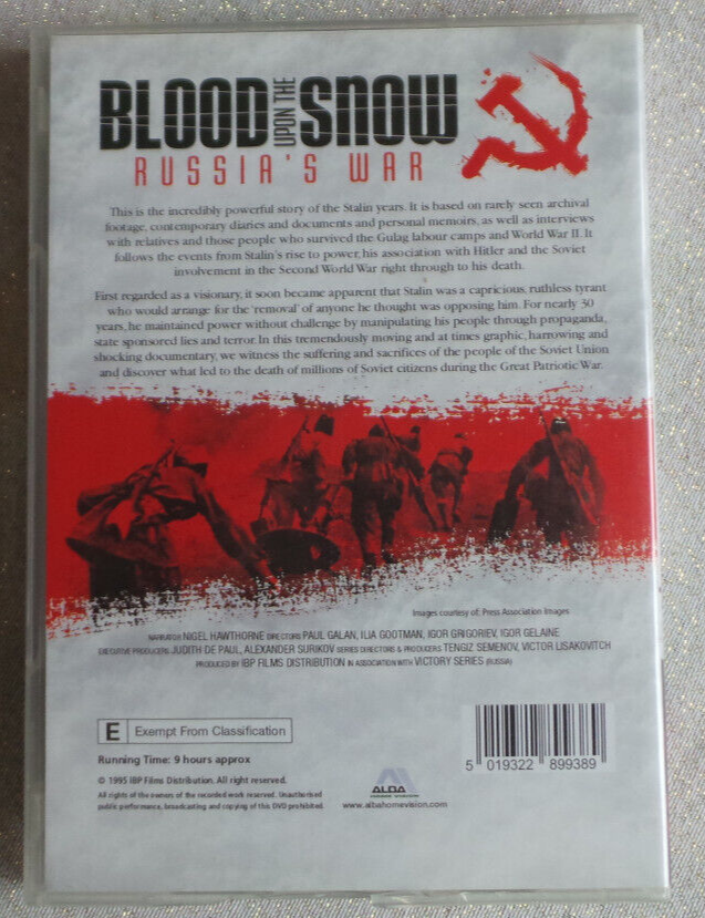 その他 Russia's War: Blood Upon the  [DVD] Amazon.com: E1 ENTERTAINMENT RUSSIA'S WAR: Blood Upon The Snow
