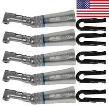 5PCS Dental Low Speed Contra Angle Handpiece fit E-TYPE 4/2H Air Motor YP-A