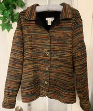 Coldwater creek womens L fall colored blazer/jacket