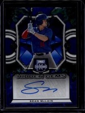 2023 Panini Elite Extra Edition #HG-SML Sean McLain Hidden Gems Blue Signatures