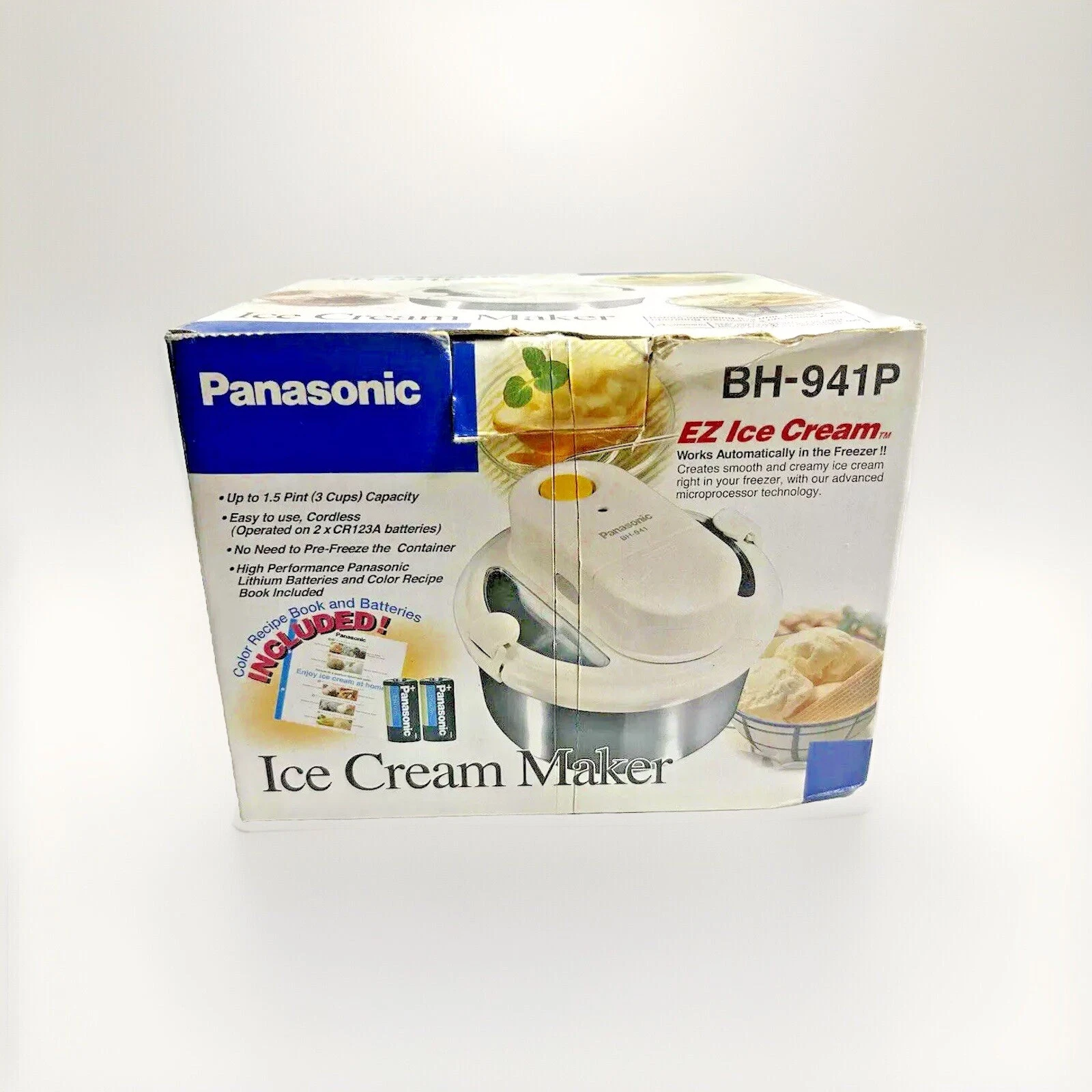 Panasonic Ice cream Maker BH 941P New Open Box