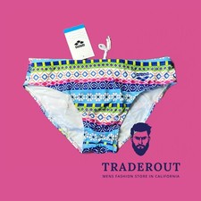 Arena men blue Nordic Limited Edition Swim Brief bikini swimwear size 32 34 36