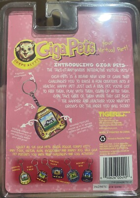Tiger Electronics Giga Pets Compu KittySpecial Gold Edition | eBay