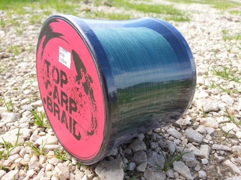 TOP CARP BRAID TRECCIATO MULINELLO CARPFISHING 1000M ZERO ELASTICITÀ - Imagen 3 de 4