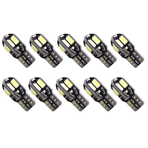 10PCS Canbus T10 194 168 W5W 5730 8 LED SMD White Car Side Wedge Light La Ut.xg - Picture 9 of 12