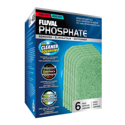 Fluval Phosphatentferner Harz Infused Pad 306/307/406/407 (6er Pack)
