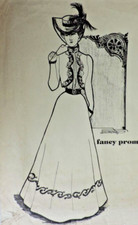 Past Patterns No. 203 Fancy Promenade Suit 1890s 1900s Walking Suit Sewing