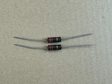 2 NOS IRC 27 ohm 5 1 watt 1W Carbon Comp Resistors TESTED 28 29 Qty Avail