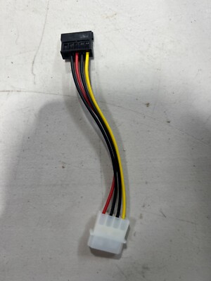 LOT of 28 -Male 4-pin Molex IDE to SATA Female 15-pin SATA -Power Cable  -NOS