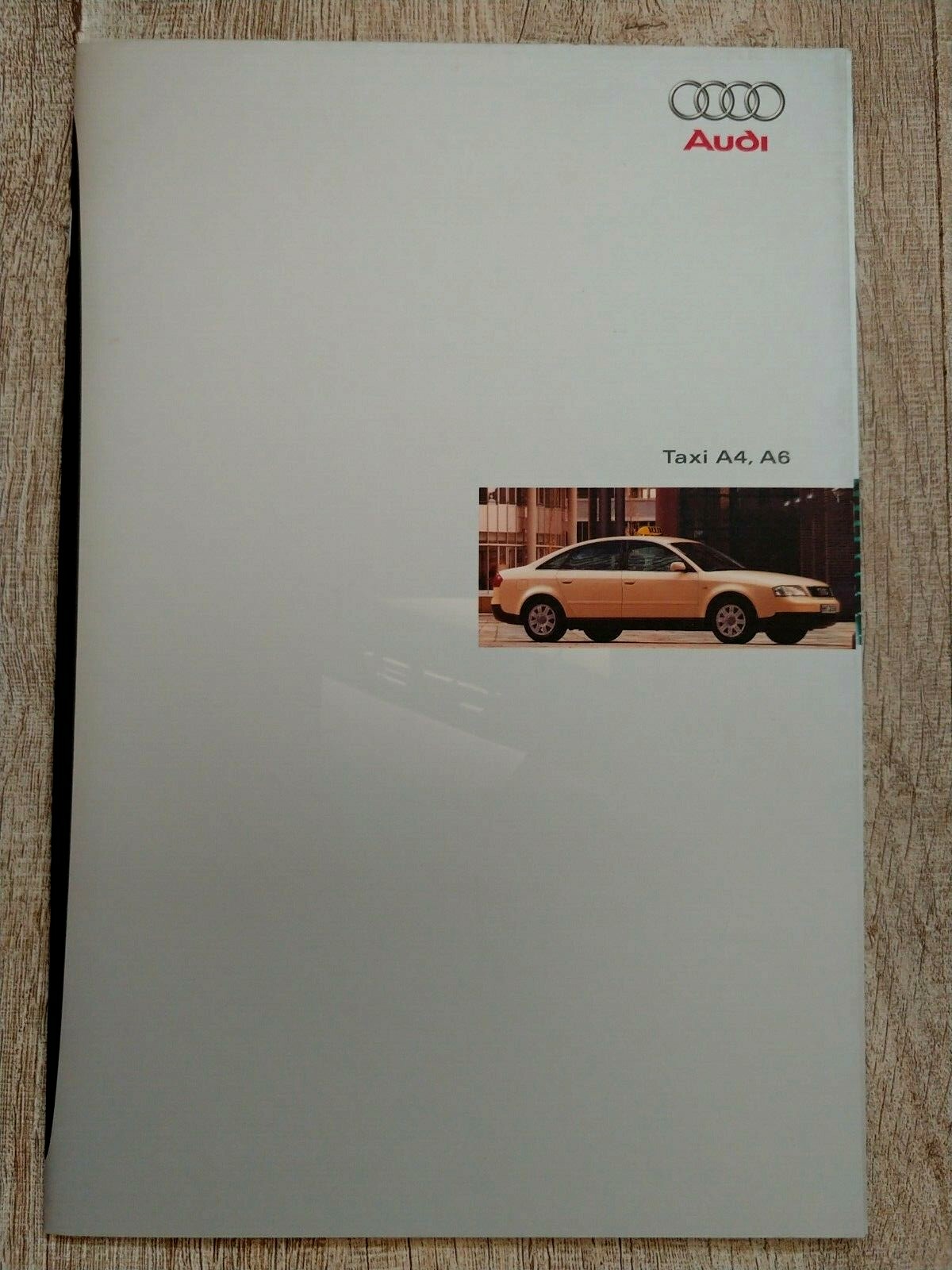 Catalogue Audi taxi A4 et A6 pour professionnels du transport