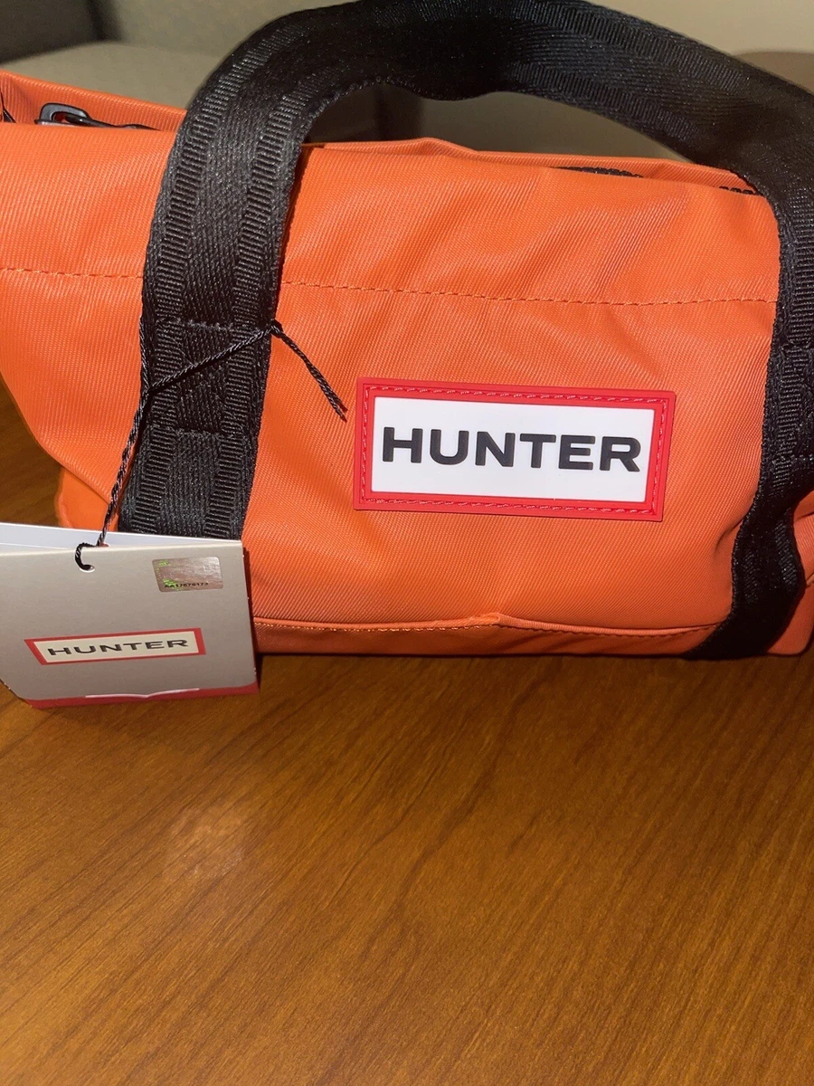 Hunter Nylon Top Clip Tote Mini Rorbu Rust NEW W/Tags AUTHENTIC 🔥