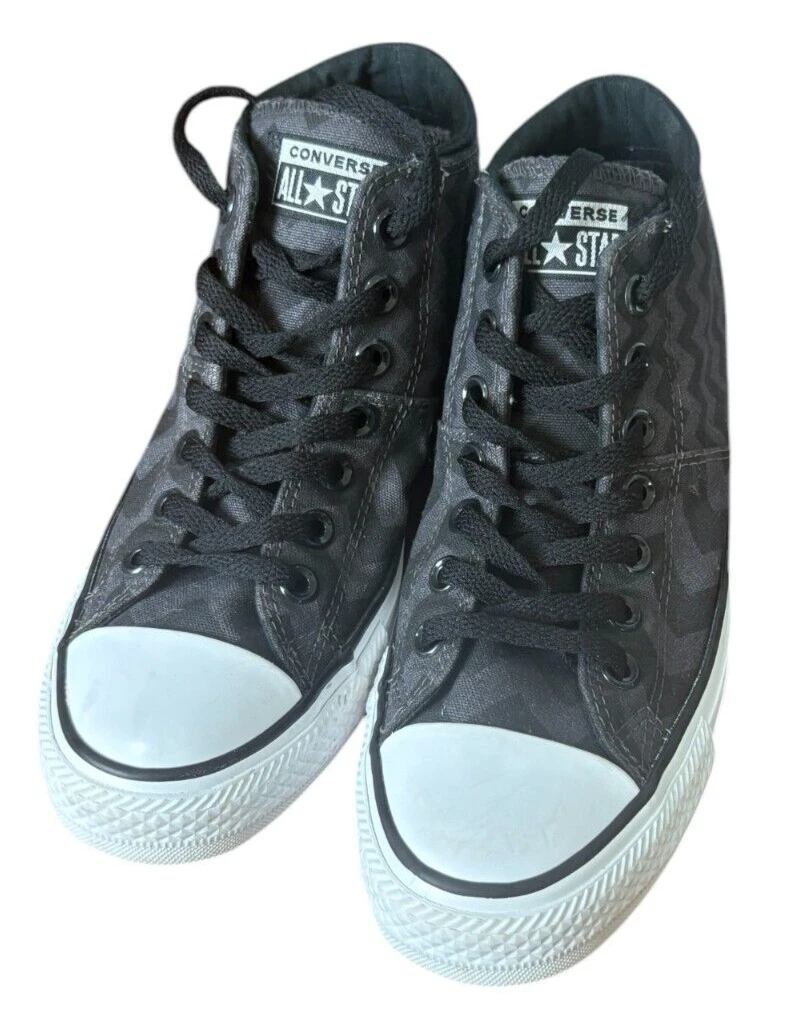Sneakers alte Converse Chuck Taylor nere modello Z taglia 8 (H10)