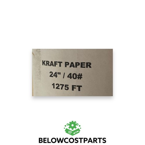 Natural Kraft Wrapping Brown Void Fill Paper Roll 24” x 1200/40# - Picture 2 of 2