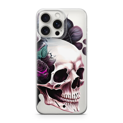 Sunny-Case Handyhülle für iphone 14 PRO Schädel seitlich Nr.741 Tod Schädel