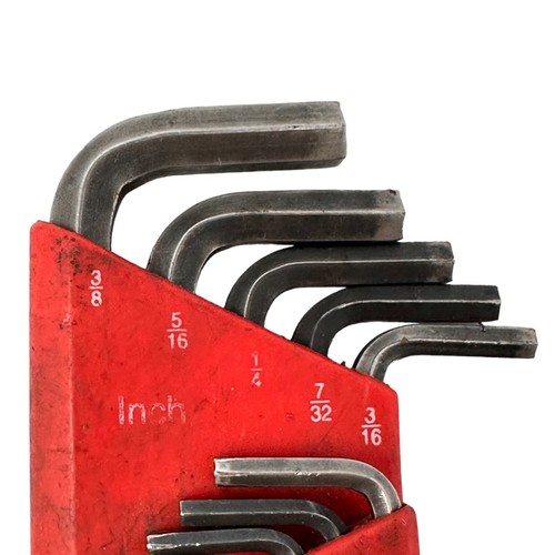 9 Pieces L-Shape Ball Hex Keys Eklind 3/32" 1/8" 9/64" 3/8" 5/16" 1/4" 7/32" - Picture 4 of 7