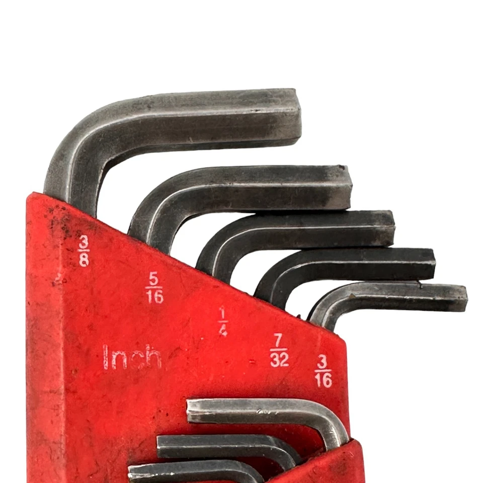9 Pieces L-Shape Ball Hex Keys Eklind 3/32" 1/8" 9/64" 3/8" 5/16" 1/4" 7/32" - Image 4 of 4