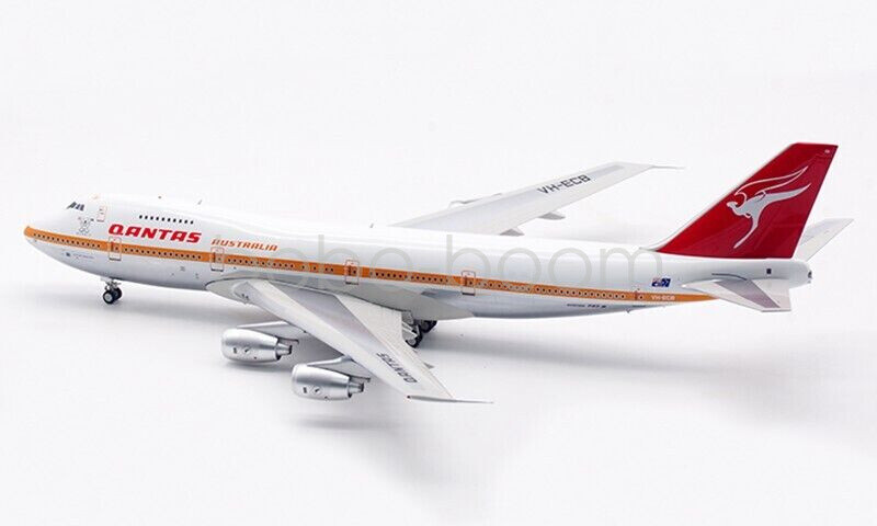 Inflight 1:200 カンタス航空 B747-200 VH-ECB 1:200 Scale For InFlight200 Qantas B747-200 VH-ECB Diecast