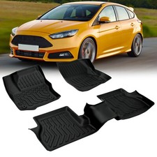 TPE Rubber Car Floor Mats For 2012-2018 Ford Focus All-Weather