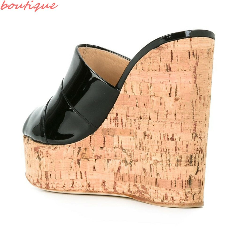 PANTOFOLA D’ORO Sandali donna zeppa sughero tacco alto plateau slide estivi casual ciabatte scarpe