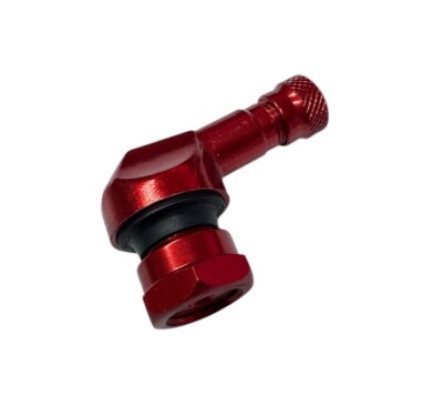 1x Bridgeport Alu- Winkelventil Eckventil Ventil Motorrad 11,3 mm 90° rot
