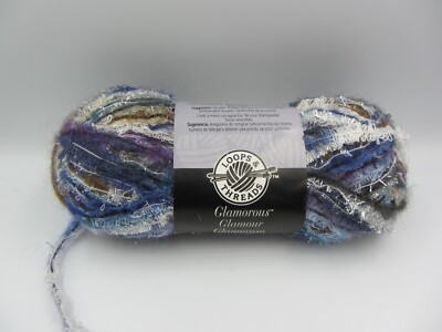 Loops & Threads Glamorous Acrylic Mohair Yarn Color #2 Blue Sky