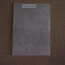 Simon Says Drifting Flowers Embossing Folder