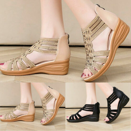 Sandales Gladiateur Femme En Véritable Cuir - Fabriqué à La Main En Italie (Salento) - Cognac