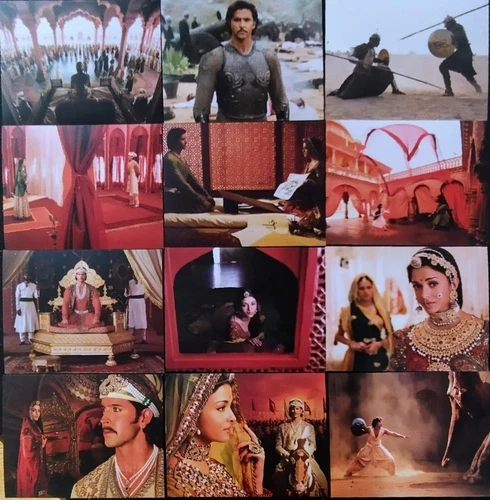 Postcards-bollywood movieJodhaa Akbar-Hrithik Roshan Aishwarya Rai 6.9” x 5.25”