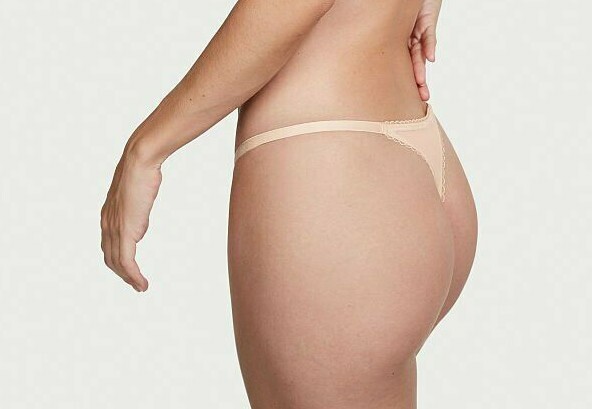 VICTORIAS SECRET BODY BY VICTORIA LACE & EMBROIDERY STRING THONG PANTY XS XL NWT