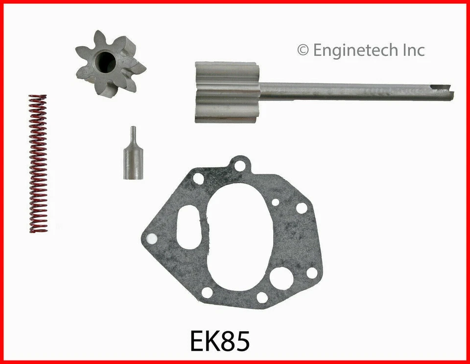 Kit de reparación de bomba de aceite Enginetech para 1966-1991 AMC Jeep V8 290 304 343 360 390 401 Foto 2 de 2