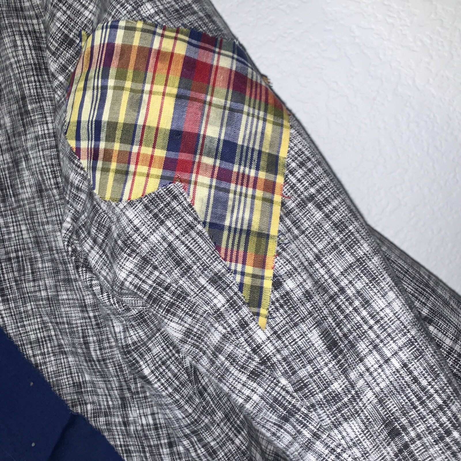 Esley Patchwork Pattern Style Blazer Women Sz Lar… - image 6