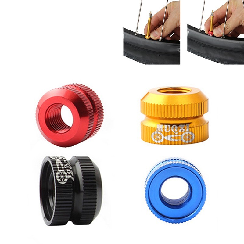2Pcs MTB Mountain Road Bicycle Bike Presta Valve Nut Vacuum Tire Nozzle