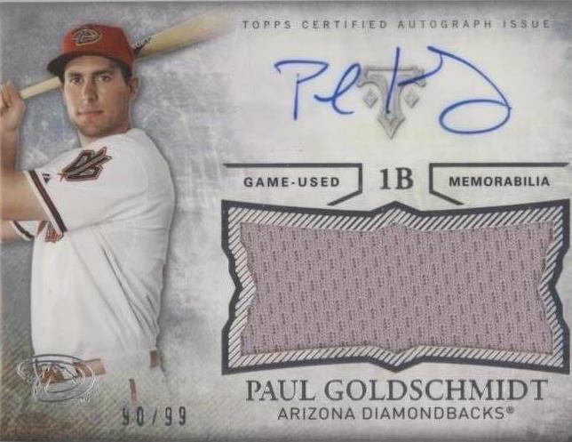 2015 Topps Triple Threads - Paul Goldschmidt #UAJR-PG - 1 of 1