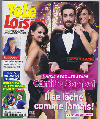 TELE FREIZEIT NR. 1750 TANZ MIT DEN STARS CAMILLE COMBAL FAUVE HAUTOT RUGBY ...