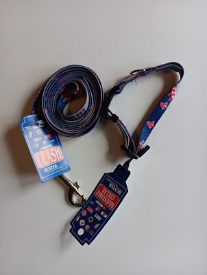 BOSTON REDSOX FOOT SMALL DOG LEASH ADJUSTABLE