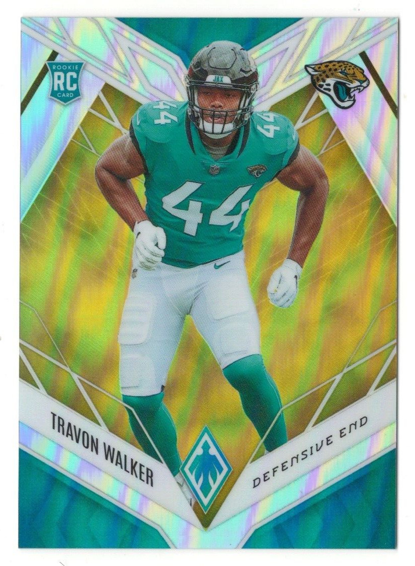 Travon Walker 2022 Panini Phoenix Yellow /75 #125 Numbered Rookie Card