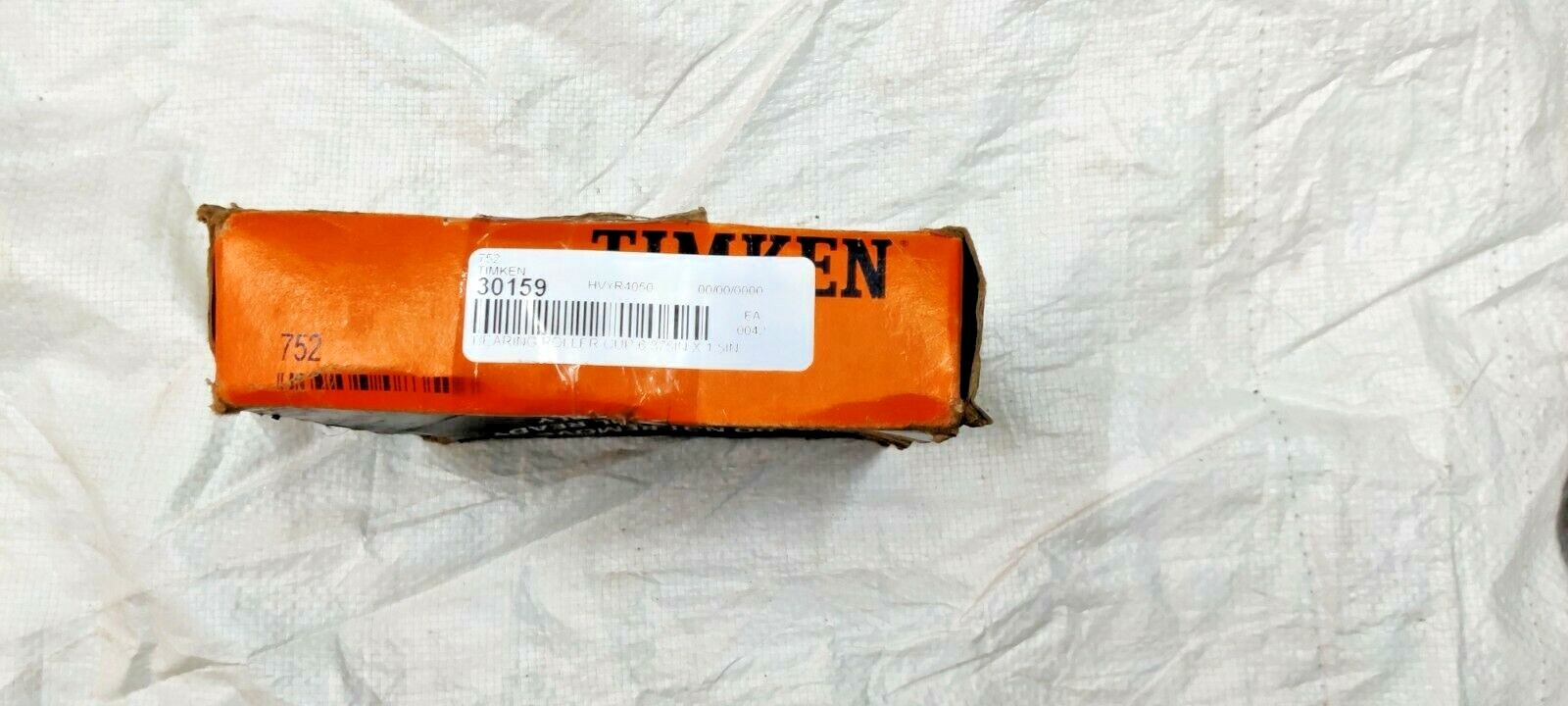 Timken 752 Tapered Roller Bearing Cup Rusted Outer Only New Open Box