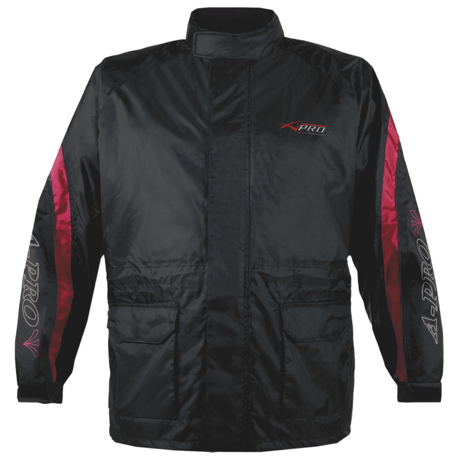 Rain Jacket Warterproof Over Coat Motorcycle Motorbike Scooter Lined Red 3XL