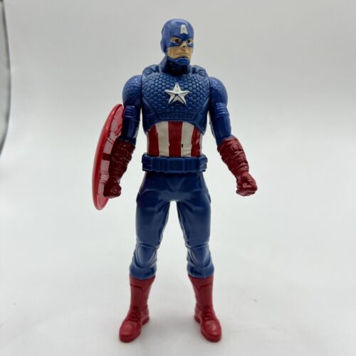 Marvel CAPTAIN AMERICA  5.5" Action Figure (2015, Hasbro) With Shield - Picture 1 of 2