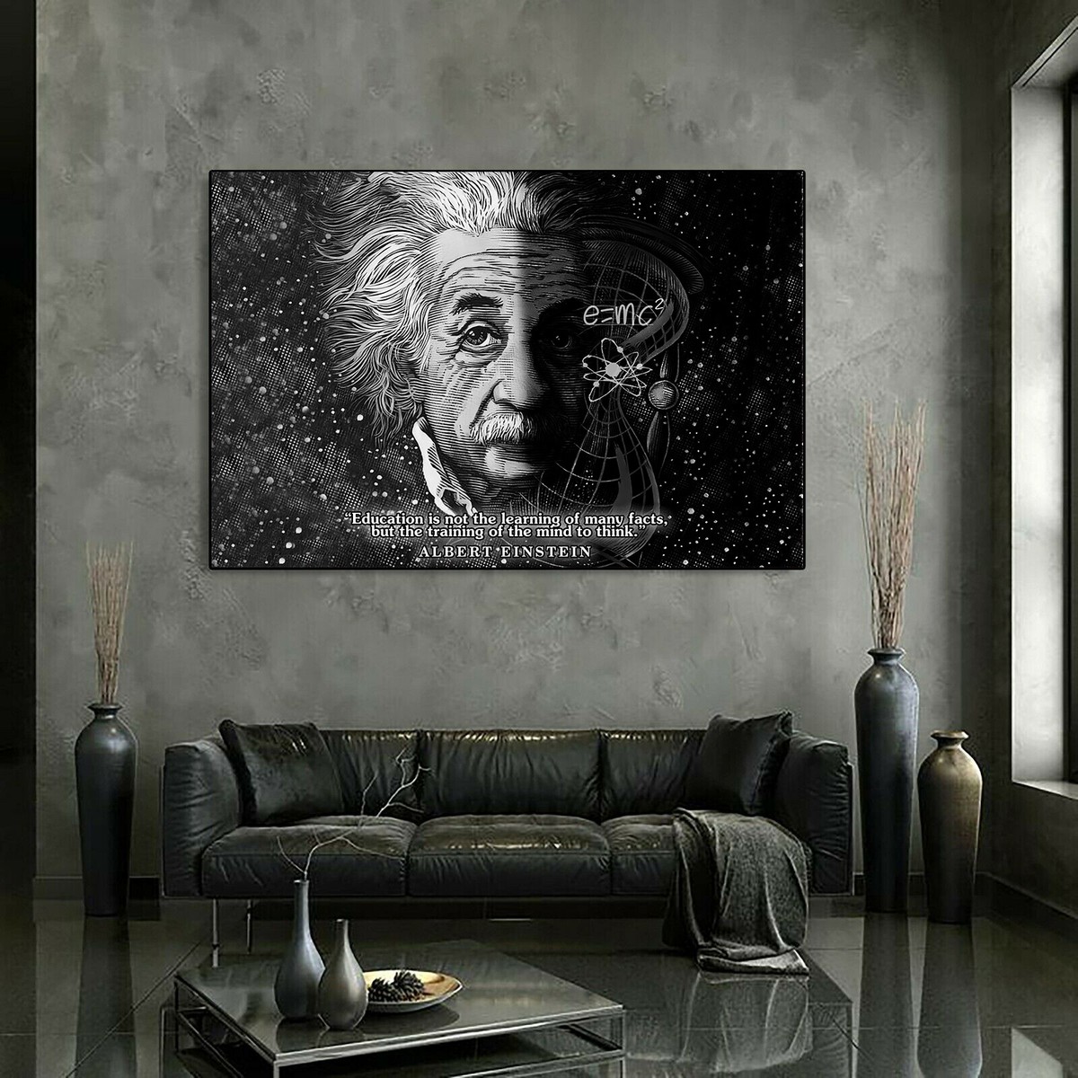Albert Einstein Mindset Classroom Education Vertical Horizontal